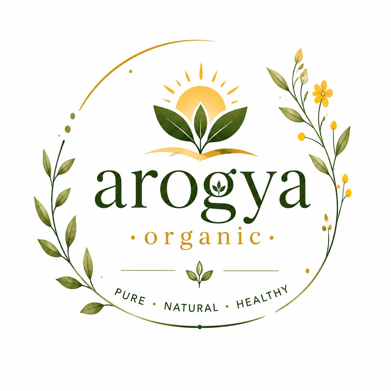 Arogya Organic logo