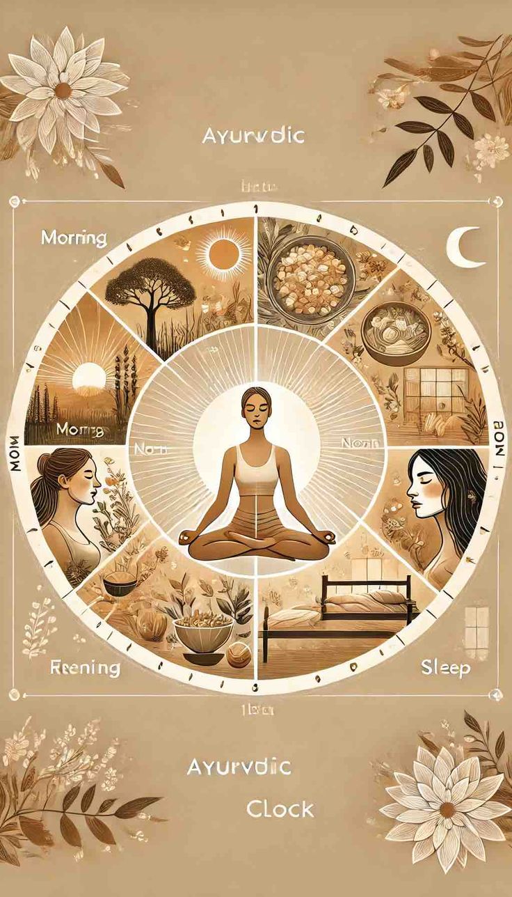 Ayurvedic daily clock