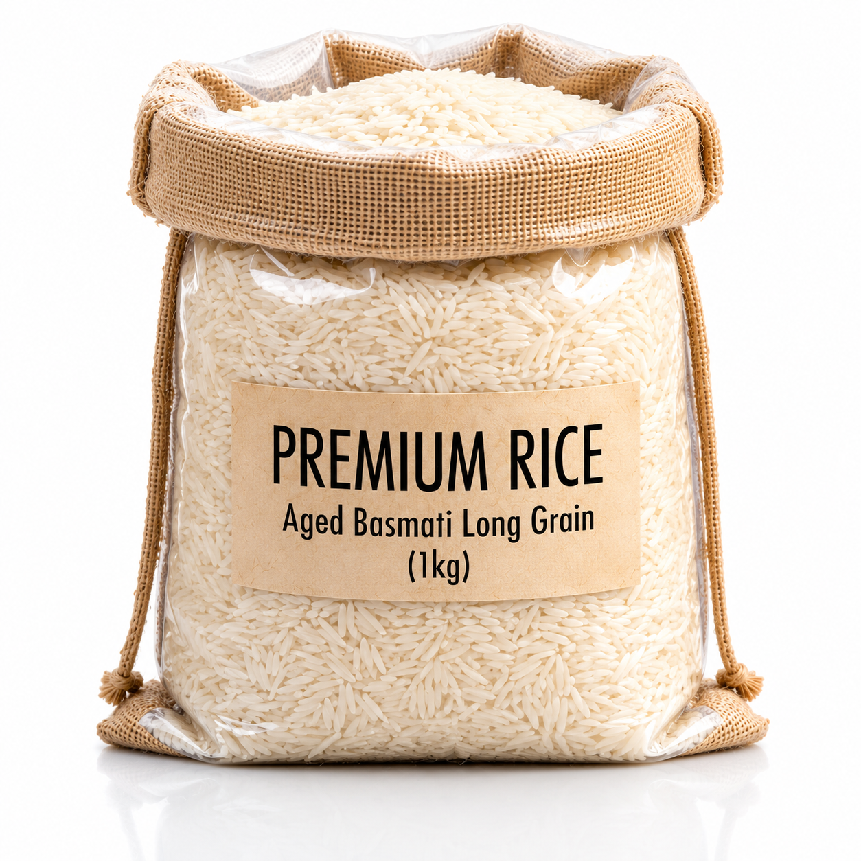 Premium basmati rice pack